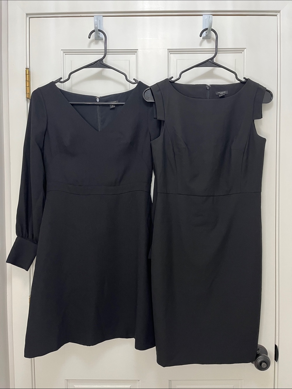 BUNDLE Ann Taylor Black Career Mini Length Dresses - Size 0P